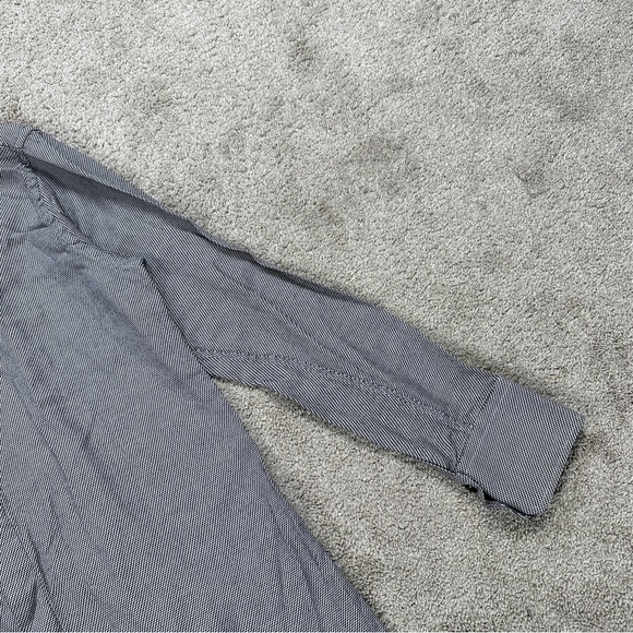 Versace Classic Men’s Button Up Shirt Longsleeve Sharkskin Print Geometric M - Picture 6 of 15